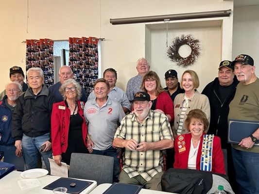 Honorary Partner ceremony for CA VVA Chapter 1024 by the CA Katuktu Chapter NSDAR.
